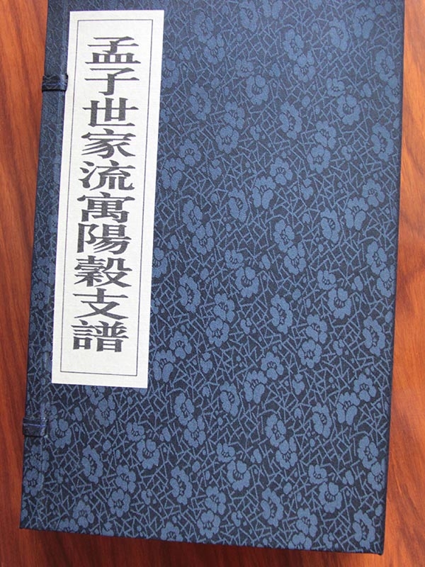 孟氏阳谷支谱